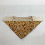 Japanese Buddhist Altar Silk Table Cloth Uchishiki Vtg Dragon Gold Red BA368