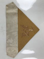 Japanese Buddhist Altar Silk Table Cloth Uchishiki Vtg Embroidered Gold BA312