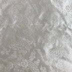 Japanese Buddhist Altar Silk Table Cloth Uchishiki Vtg Floral Gold Red BA365