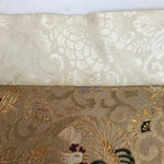 Japanese Buddhist Altar Silk Table Cloth Uchishiki Vtg Ho-Oh Bird Gold Red BA366