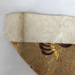 Japanese Buddhist Altar Silk Table Cloth Uchishiki Vtg Ho-Oh Bird Gold Red BA369