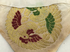 Japanese Buddhist Altar Silk Table Cloth Uchishiki Vtg Ho-Oh Bird Gold Red UC15