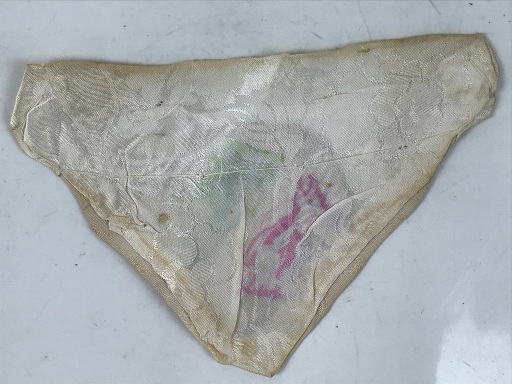 Japanese Buddhist Altar Silk Table Cloth Uchishiki Vtg Ho-Oh Bird Gold Red UC15
