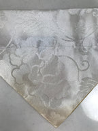Japanese Buddhist Altar Silk Table Cloth Uchishiki Vtg Small Gold Floral UC19