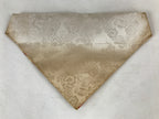 Japanese Buddhist Altar Silk Table Cloth Uchishiki Vtg Triangle Gold Red BA250