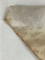 Japanese Buddhist Altar Silk Table Cloth Uchishiki Vtg Triangle Gold Red BA250