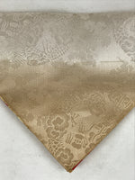 Japanese Buddhist Altar Silk Table Cloth Uchishiki Vtg Triangle Gold Red BA250