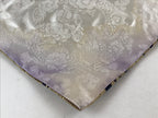 Japanese Buddhist Altar Silk Tablecloth Uchishiki Vtg Triangle Black Gold BA139