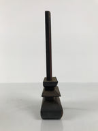 Japanese Buddhist Altar Spiritual Tablet C1940 Lacquer Wood Ihai Black BA833
