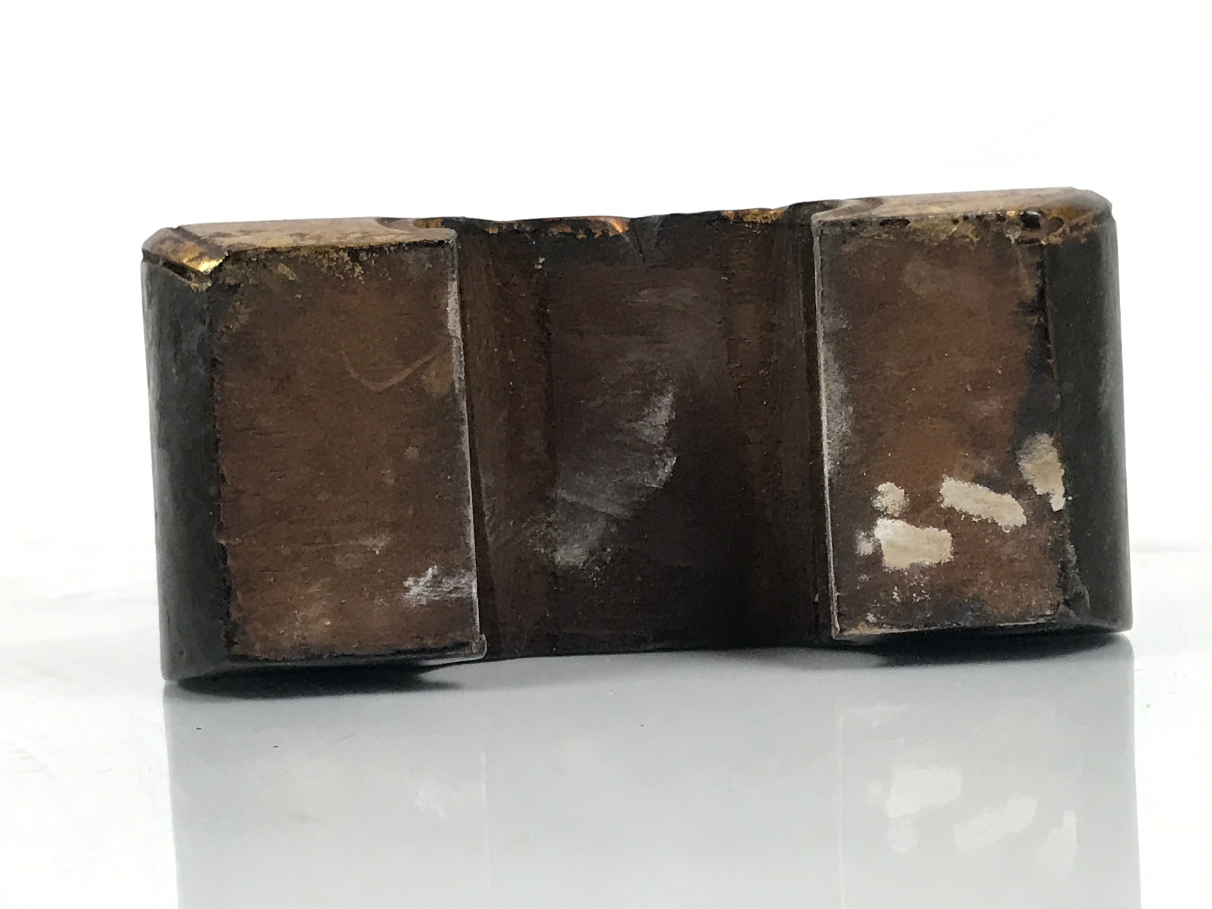 Japanese Buddhist Altar Spiritual Tablet C1940 Lacquer Wood Ihai Black BA833