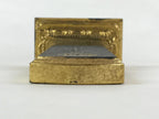 Japanese Buddhist Altar Spiritual Tablet Vtg Black Gold Lacquer Wood Ihai BA179