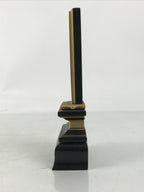 Japanese Buddhist Altar Spiritual Tablet Vtg Lacquer Wood Dharma Name Ihai BA684