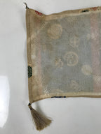 Japanese Buddhist Altar Table Silk Cloth Uchishiki Rectangle Kyozukue Mon BA566