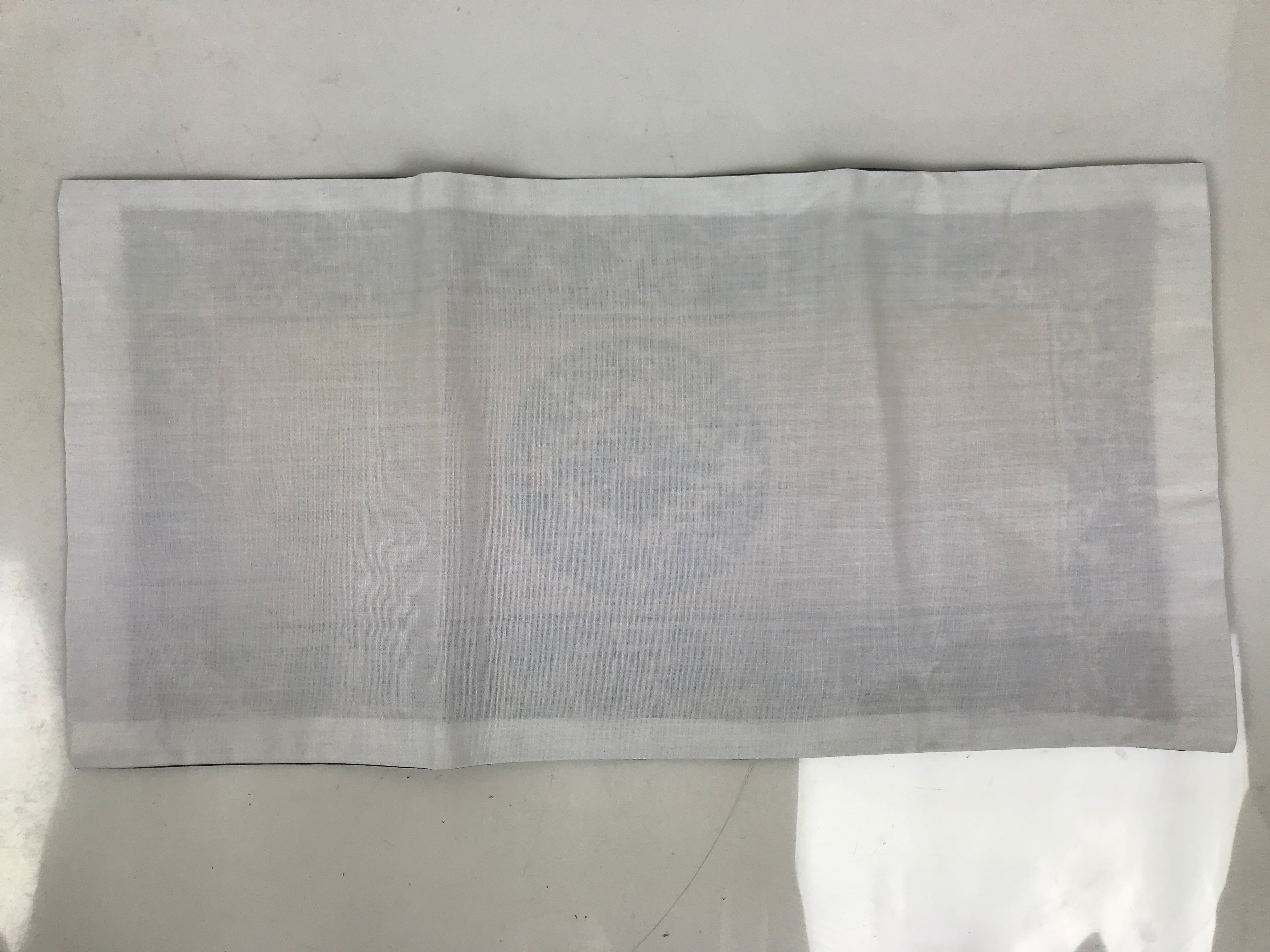 Japanese Buddhist Altar Table Silk Cloth Uchishiki Rectangle Kyozukue Mon BA609