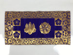 Japanese Buddhist Altar Table Silk Cloth Uchishiki Rectangle Kyozukue Mon BA884