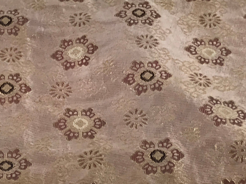 Japanese Buddhist Altar Table Silk Cloth Uchishiki Vtg Rectangle Kyozukue BA418