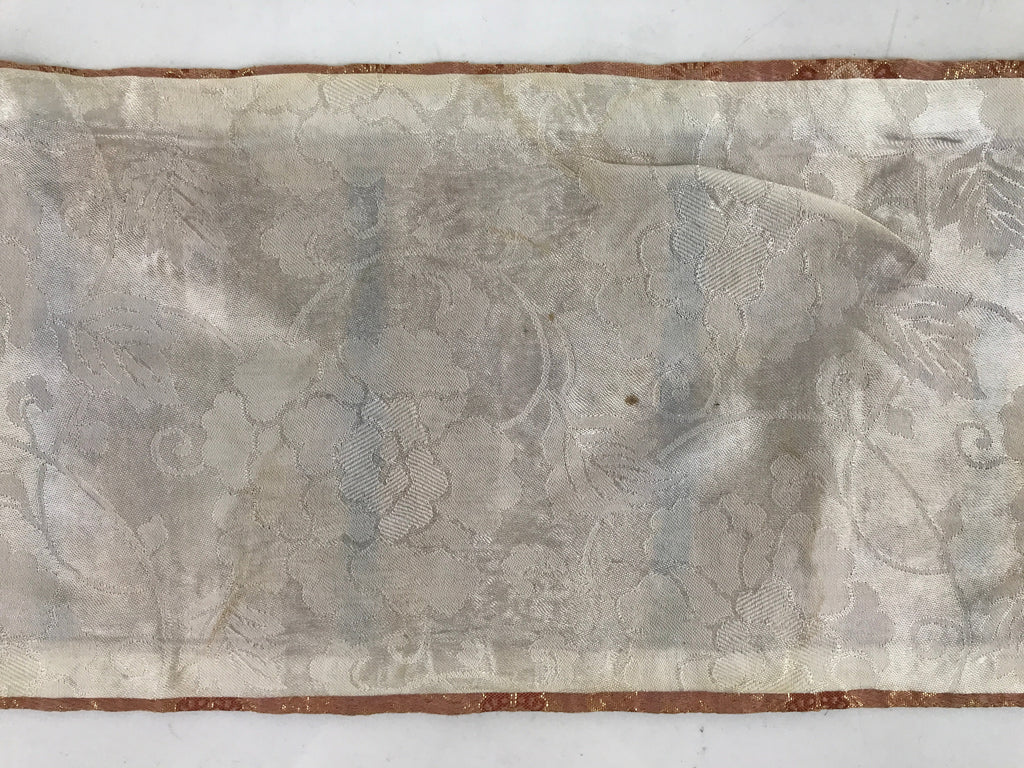 Japanese Buddhist Altar Table Silk Cloth Uchishiki Vtg Rectangle Kyozukue BA418