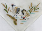 Japanese Buddhist Altar Tablecloth Silk Uchishiki Triangle Uwajoku White BA45