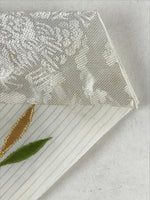 Japanese Buddhist Altar Tablecloth Silk Uchishiki Triangle Uwajoku White BA48