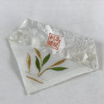 Japanese Buddhist Altar Tablecloth Silk Uchishiki Triangle Uwajoku White BA48