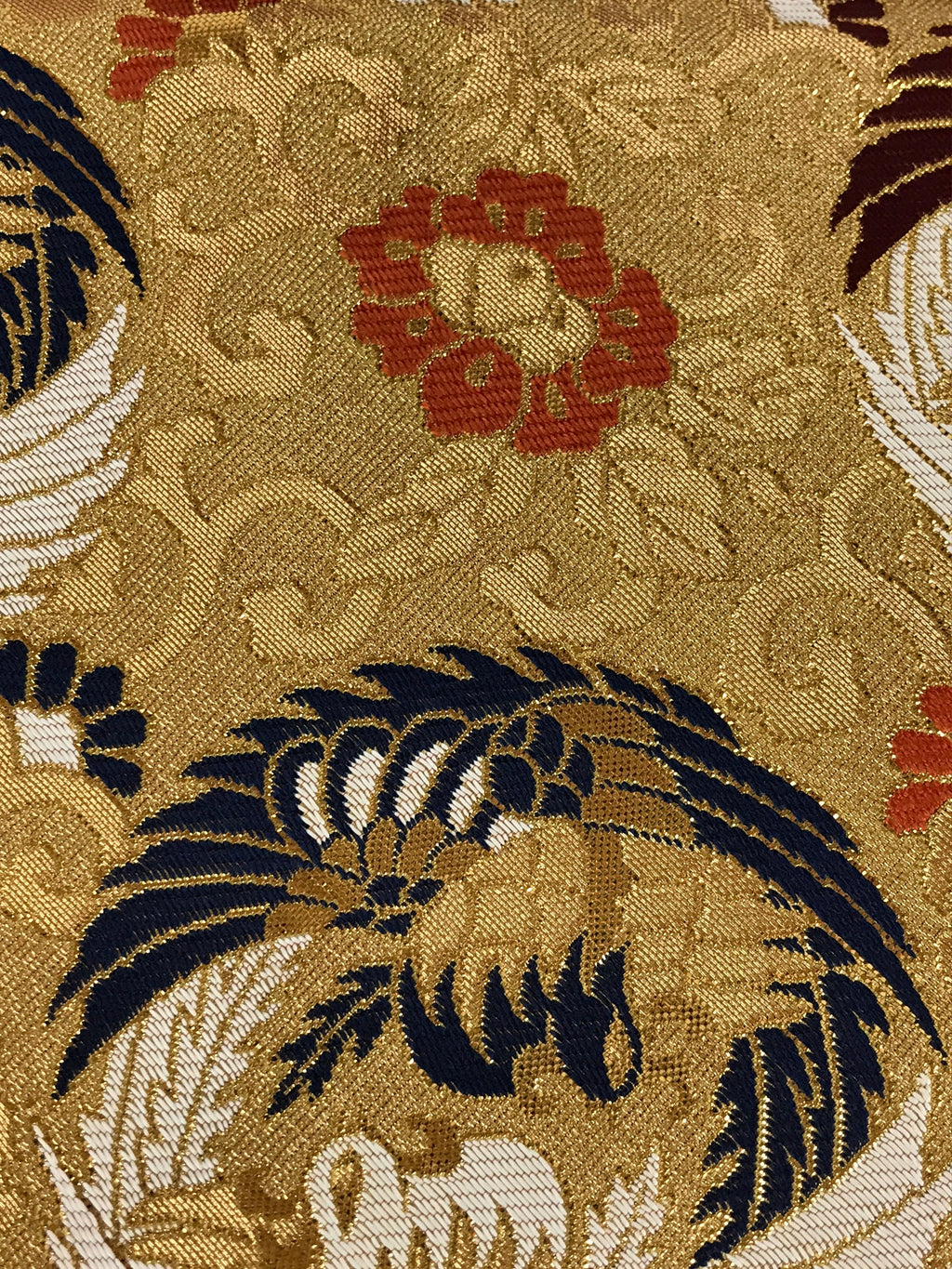 Japanese Buddhist Altar Tablecloth Uchishiki Triangle Uwajoku Maejyoku Gold BU93