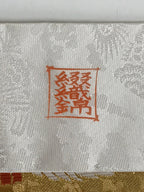 Japanese Buddhist Altar Tablecloth Uchishiki Triangle Uwajoku Maejyoku Gold BU93