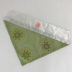 Japanese Buddhist Altar Tablecloth Uchishiki Triangle Uwajoku Maejyoku Green BU9