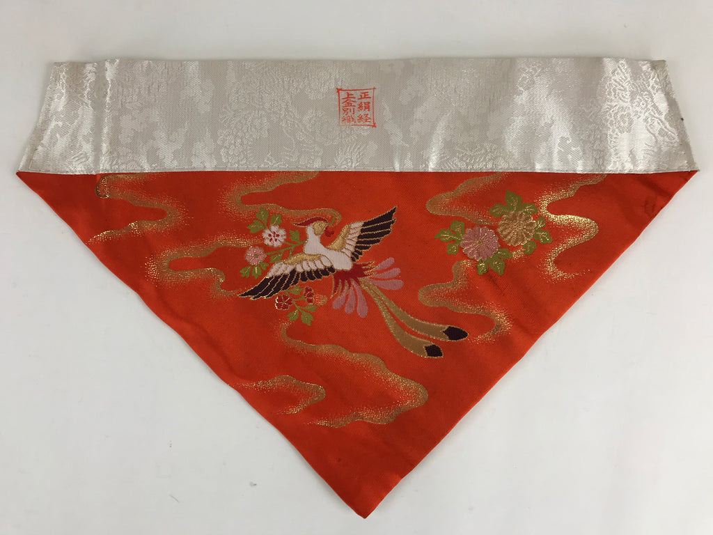 Japanese Buddhist Altar Tablecloth Uchishiki Triangle Uwajoku Maejyoku Red BU932