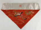 Japanese Buddhist Altar Tablecloth Uchishiki Triangle Uwajoku Maejyoku Red BU932