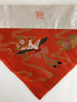 Japanese Buddhist Altar Tablecloth Uchishiki Triangle Uwajoku Maejyoku Red BU932