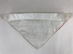 Japanese Buddhist Altar Tablecloth Uchishiki Vtg Triangle Uwajoku Maejyoku Red B