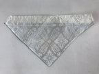 Japanese Buddhist Altar Tablecloth Vtg Silk Uchishiki Triangle Purple BA84