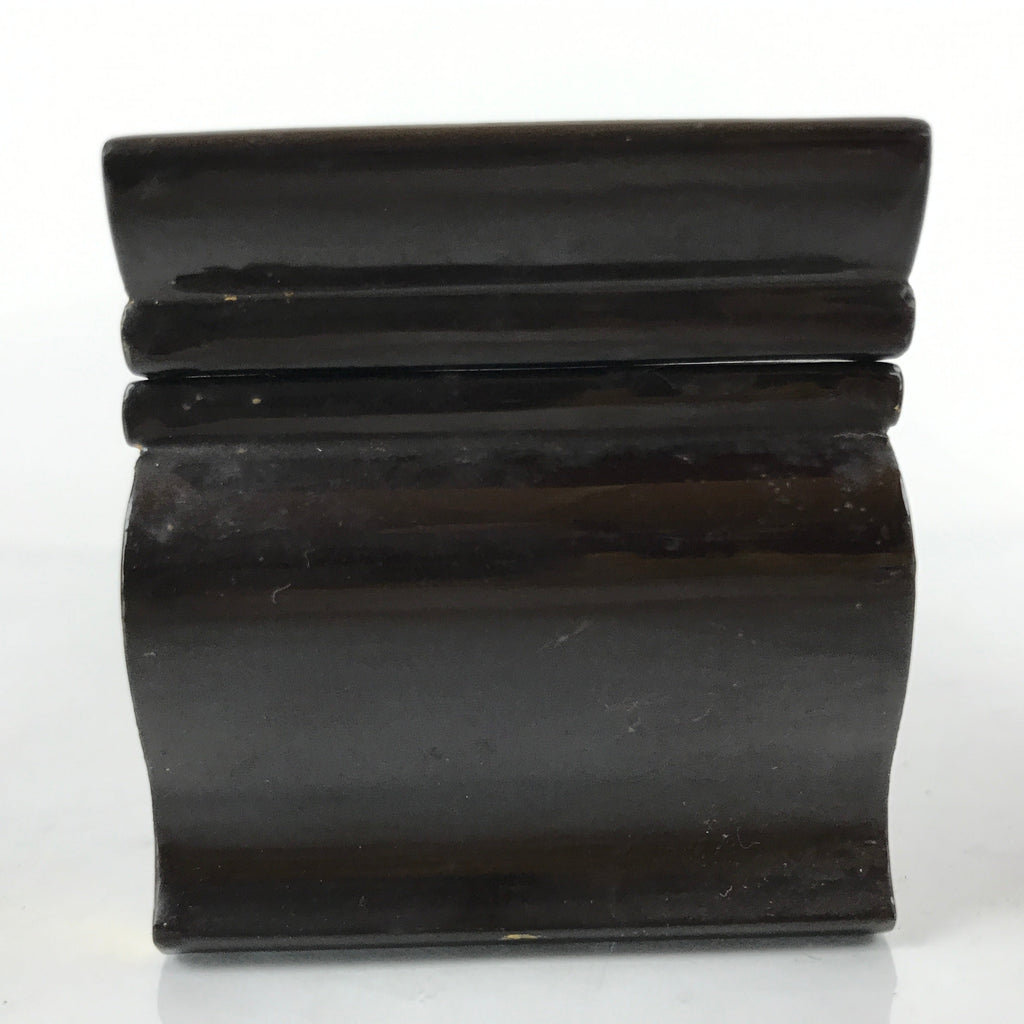 Japanese Buddhist Altar Wood Lacquer Offering Table Vtg Maejoku Black Gold BA295