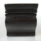 Japanese Buddhist Altar Wood Lacquer Offering Table Vtg Maejoku Black Gold BA295