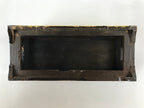 Japanese Buddhist Altar Wood Lacquer Offering Table Vtg Maejoku Black Gold BA298