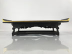 Japanese Buddhist Altar Wood Lacquer Offering Table Vtg Maejoku Black Gold BA300