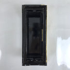Japanese Buddhist Altar Wood Lacquer Offering Table Vtg Maejoku Black Gold BA350