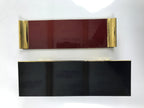 Japanese Buddhist Altar Wood Lacquer Offering Table Vtg Maejoku Red Gold BA471