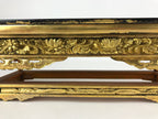 Japanese Buddhist Altar Wood Lacquer Offering Table Vtg Maejyoku Red Gold BA218