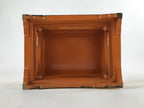 Japanese Buddhist Altar Wood Lacquer Offering Table Vtg Maejyoku Red Gold BA248
