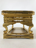 Japanese Buddhist Altar Wood Lacquer Offering Table Vtg Nishiji Maejyoku BA249