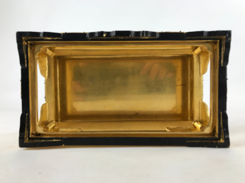 Japanese Buddhist Altar Wood Lacquer Offering Table Vtg Nishiji Maejyoku BA249