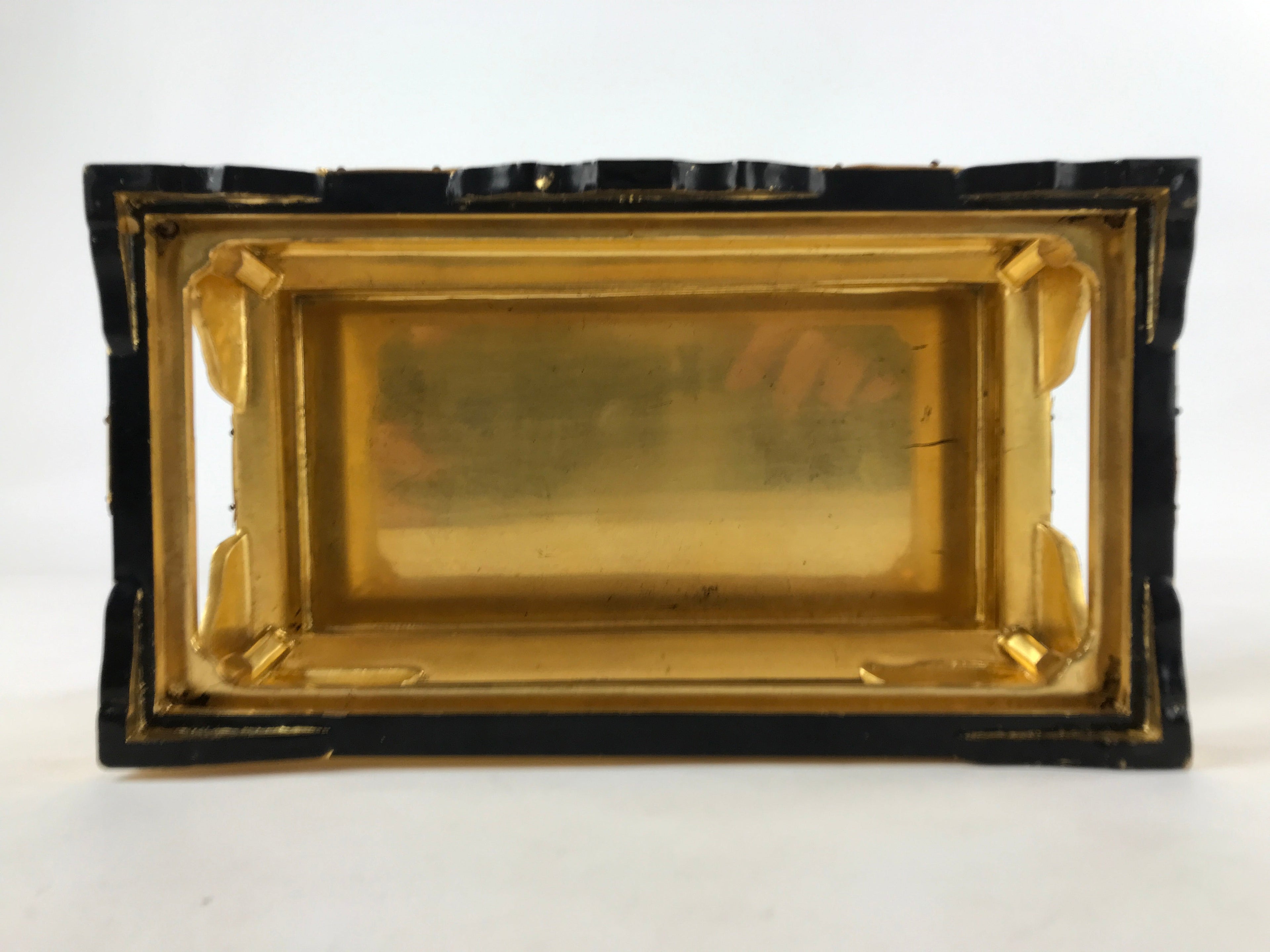 Japanese Buddhist Altar Wood Lacquer Offering Table Vtg Nishiji Maejyoku BA249