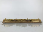 Japanese Buddhist Altar Wood Lacquer Part Carved Bird Peony Gold Brass BP32