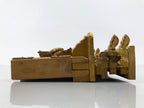 Japanese Buddhist Altar Wood Lacquer Part Carved Peacock Ho-Oh Gold Brass BP30