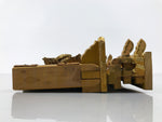 Japanese Buddhist Altar Wood Lacquer Part Carved Peacock Ho-Oh Gold Brass BP30