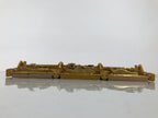 Japanese Buddhist Altar Wood Lacquer Part Carved Peacock Ho-Oh Gold Brass BP30