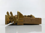 Japanese Buddhist Altar Wood Lacquer Part Carved Peacock Ho-Oh Gold Brass BP30