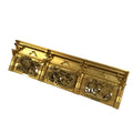 Japanese Buddhist Altar Wood Lacquer Part Carved Peacock Ho-Oh Gold Brass BP30