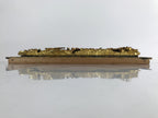 Japanese Buddhist Altar Wood Lacquer Part Vtg Gilt Carved Peony Birds Gold BA285